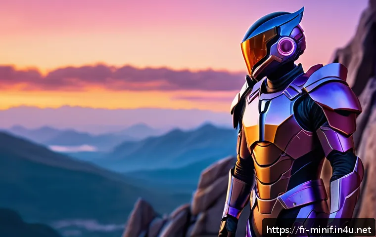 미니특공대 세미의 주요 대사 분석 - A heroic young male character named Semi, wearing futuristic lightweight armor and a sleek undersuit...