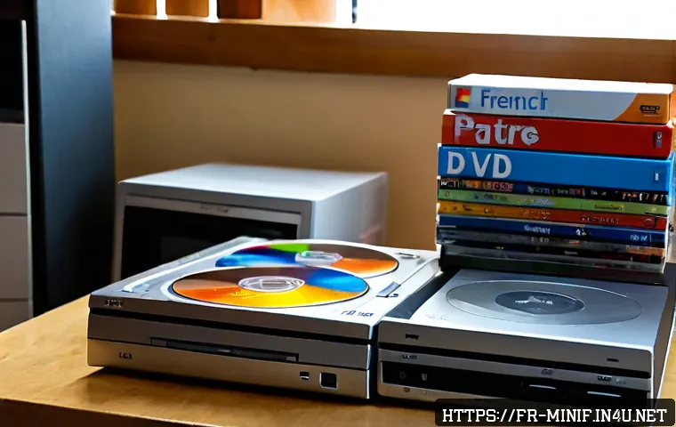 미니특공대 DVD 출시 일정 - Photorealistic French family living room, a neatly arranged stack of colorful children’s adventure D...